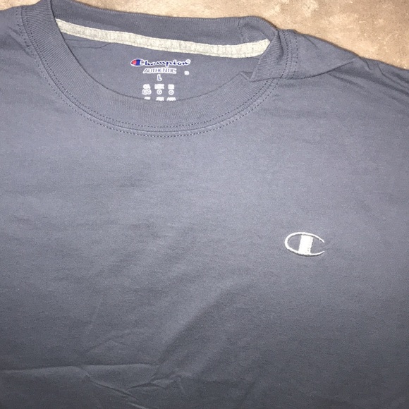 Champion athletic large blue grey tee 💕 - Picture 2 of 3